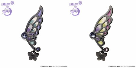 希少】鬼滅の刃ANNA SUI イヤークリップ 片耳用 胡蝶しのぶ 希少】鬼滅の刃ANNA SUI イヤークリップ 片耳用 胡蝶しのぶ