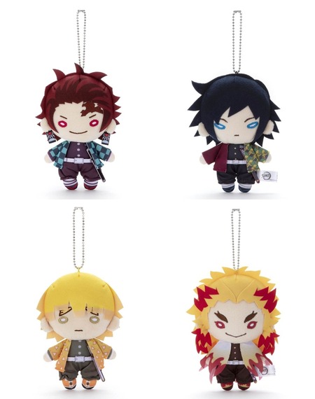 鬼滅の刃 にとたん ボールチェーン付ぬいぐるみ : 鬼滅の刃GOODS