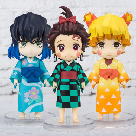 Figuarts mini 炭子・善子・猪子 -遊郭編セット- 鬼滅の刃 : 鬼