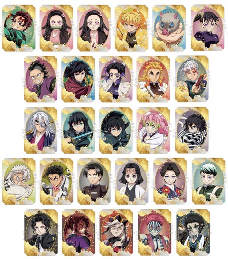 ステッカー　2枚　セット　麦わらストア　鬼滅の刃 20周年記念カード 2017年 ステッカー 2枚 セット 麦わらストア 鬼滅の刃 20周年記念カード