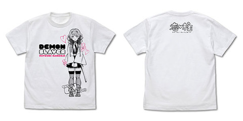 鬼滅の刃 恋柱 甘露寺蜜璃 Tシャツ WHITE : 鬼滅の刃GOODS