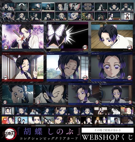 テレビアニメ「鬼滅の刃」「胡蝶しのぶ」 WEBSHOPくじ