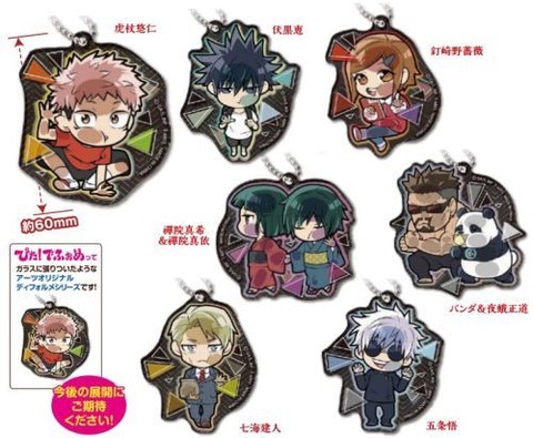 ぴた！でふぉめ　あの日の思い出　缶バッチ　五条悟　釘崎野薔薇 ぴた！でふぉめ あの日の思い出 缶バッチ 五条悟 釘崎野薔薇