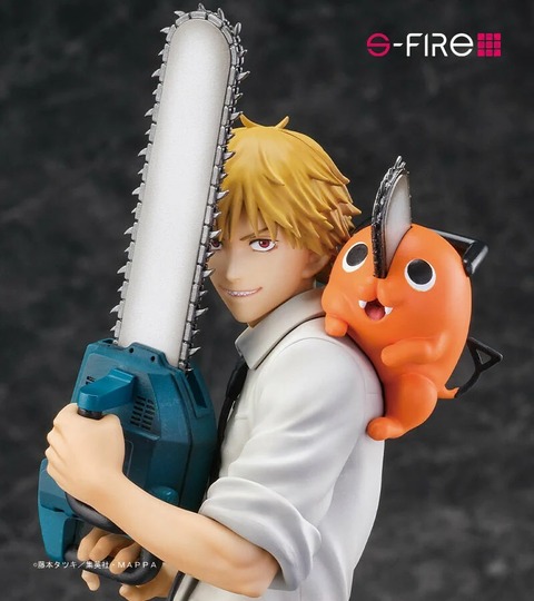 チェンソーマン　デンジ　ポチタ　フィギュア　合計4個セット！ TVアニメ『チェンソーマン』デンジ＆ポチタ 1/7 完成品フィギュア