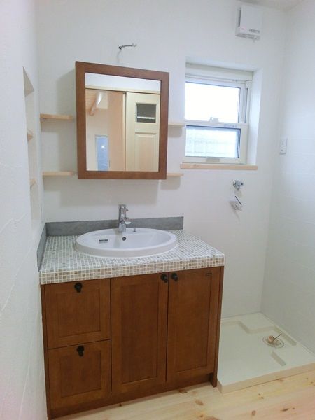 ウッドワンの水回り 自然素材の家に住みたい