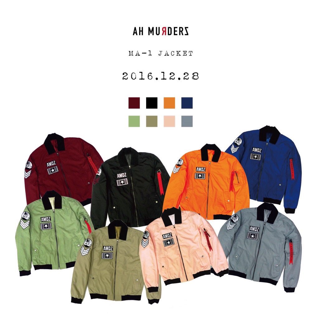 RED SPIDER AH MURDERZ MA-1 JACKET - 【公式】AH MURDERZショップ通販
