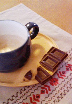 チョコ。