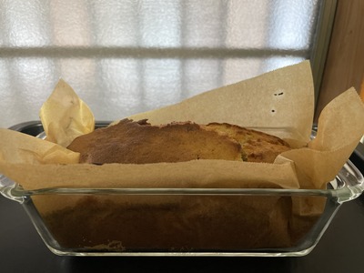 米粉バナナケーキ焼けました。