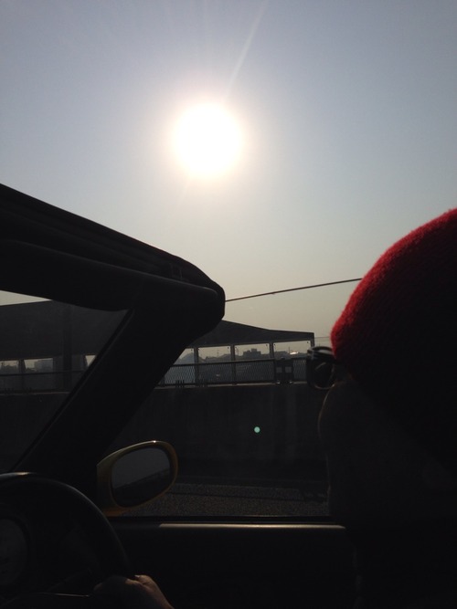 青空ドライブ。