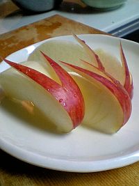 りんごが苦手な子。