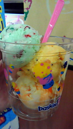 トリプル食べてみた・・・らしい。