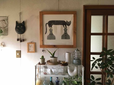 模様替えは楽しい。