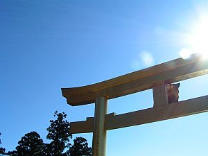 天空の神社。