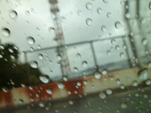 左にずっと海。