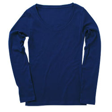 DALUC レディース ソフトリブ長袖Tシャツ(DL019)
