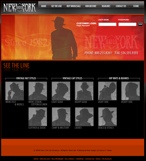 NEW YORK HAT通販