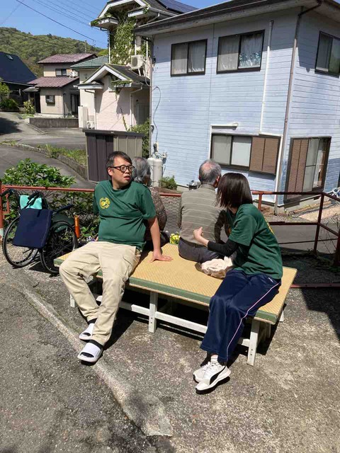 カフェデイあまなつの日光浴体験🌞