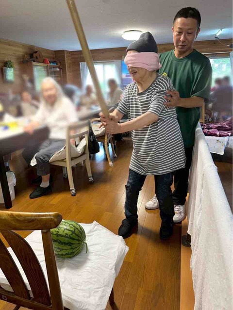 スイカ割り大会🍉