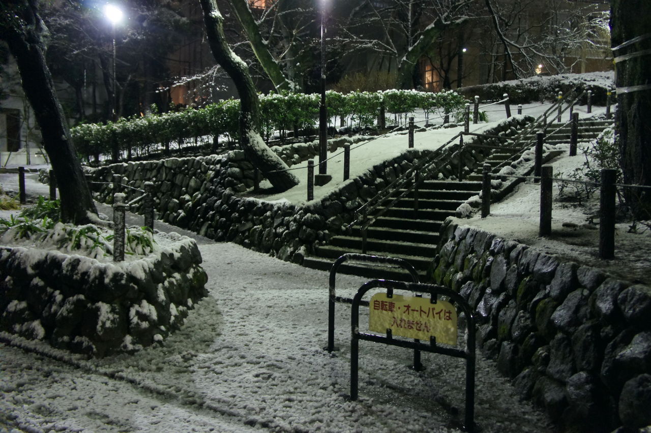 夜 猛烈な勢いで雪が降ってきたので 第八宇宙速度のリア充っぽいブログ