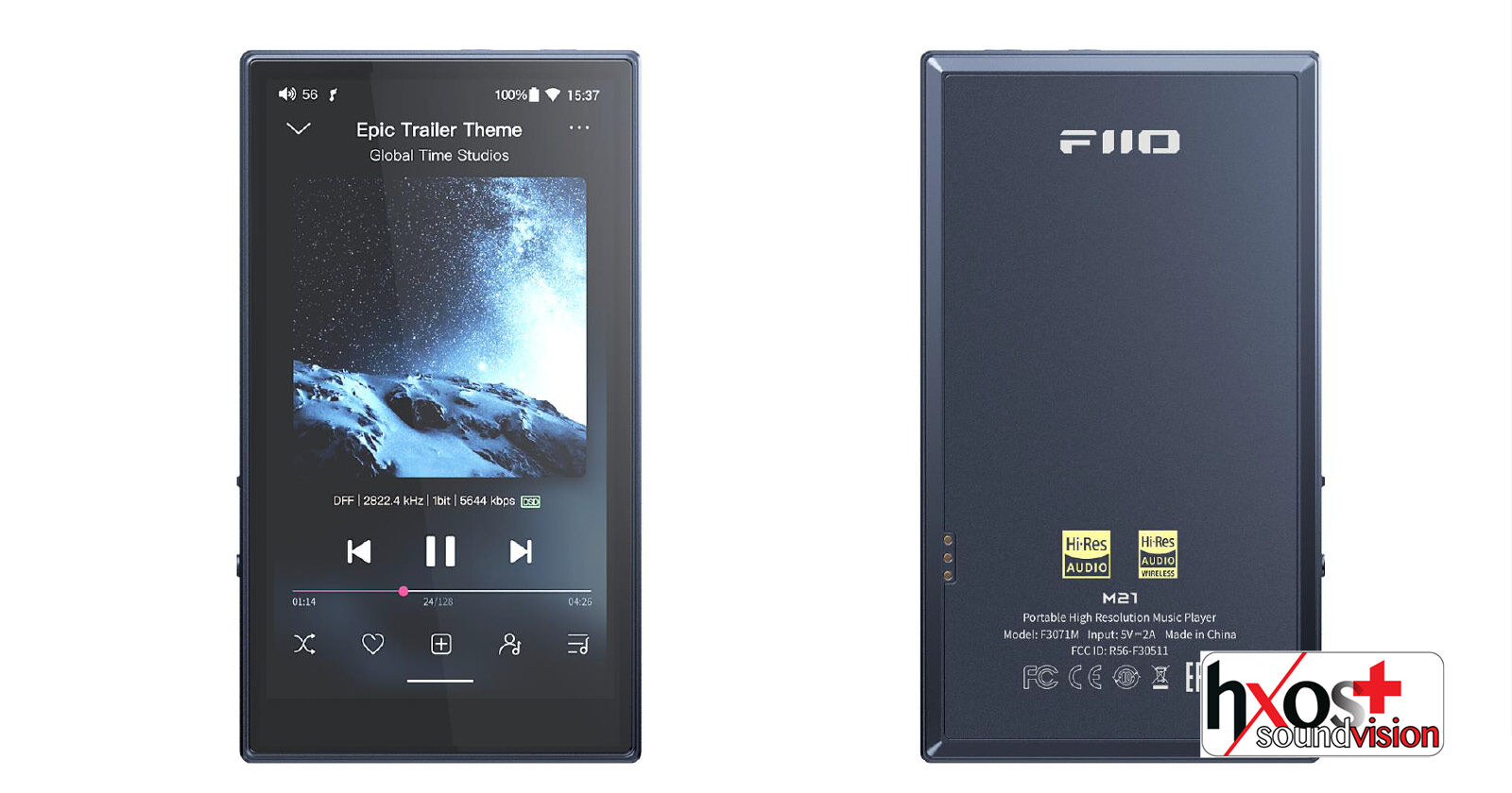 ポータブルプレーヤー fiio m21 FIIO M21 ［ハイレゾ対応 / 64GB］ Titanium Gold FIO-M21-G の