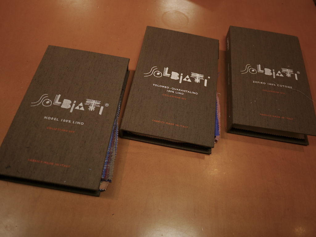 ソルビアティのリネン コットンをバンチで選ぶ 18 4 10 洋服屋 街を生きる オーダーサロンタナカ店主blog ソルビアティのリネン コットンをバンチで選ぶ 18 4 10 洋服屋 街を生きる オーダーサロンタナカ店主blog
