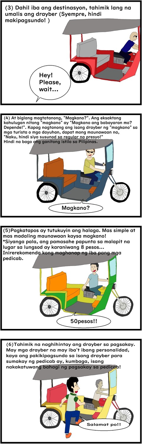 Ep7. Paano sumakay ng pedicab？ 5-8