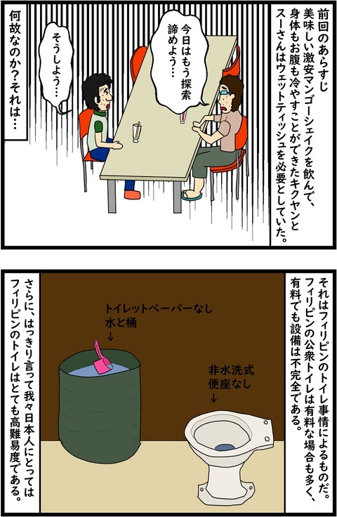第19話 フィリピンのトイレ事情1,2