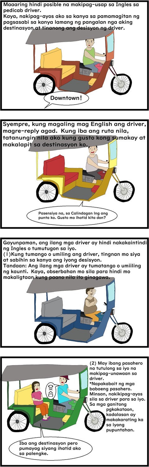Ep7. Paano sumakay ng pedicab？ 1-4