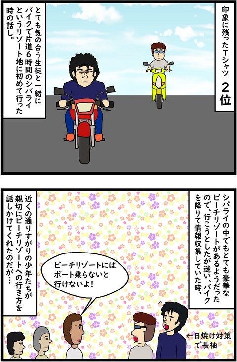 番外編 印象に残ったTシャツ2位 1,2