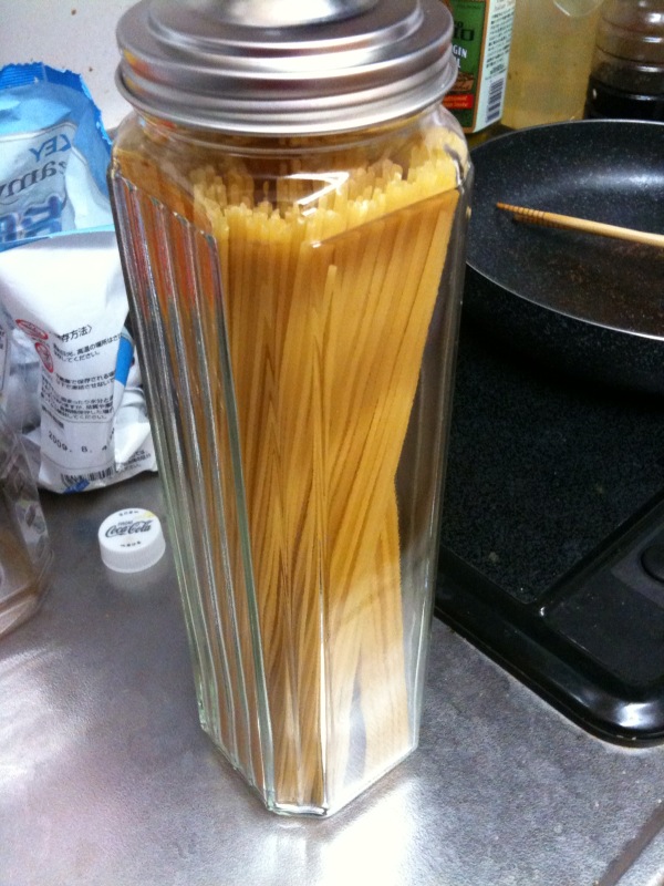 パスタ保存ビンを買ってしまいました 俺が好き