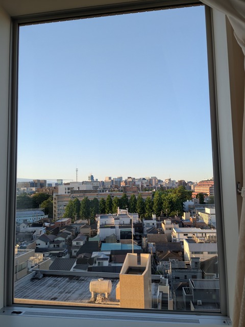 2025年5月3日病室から朝の景色