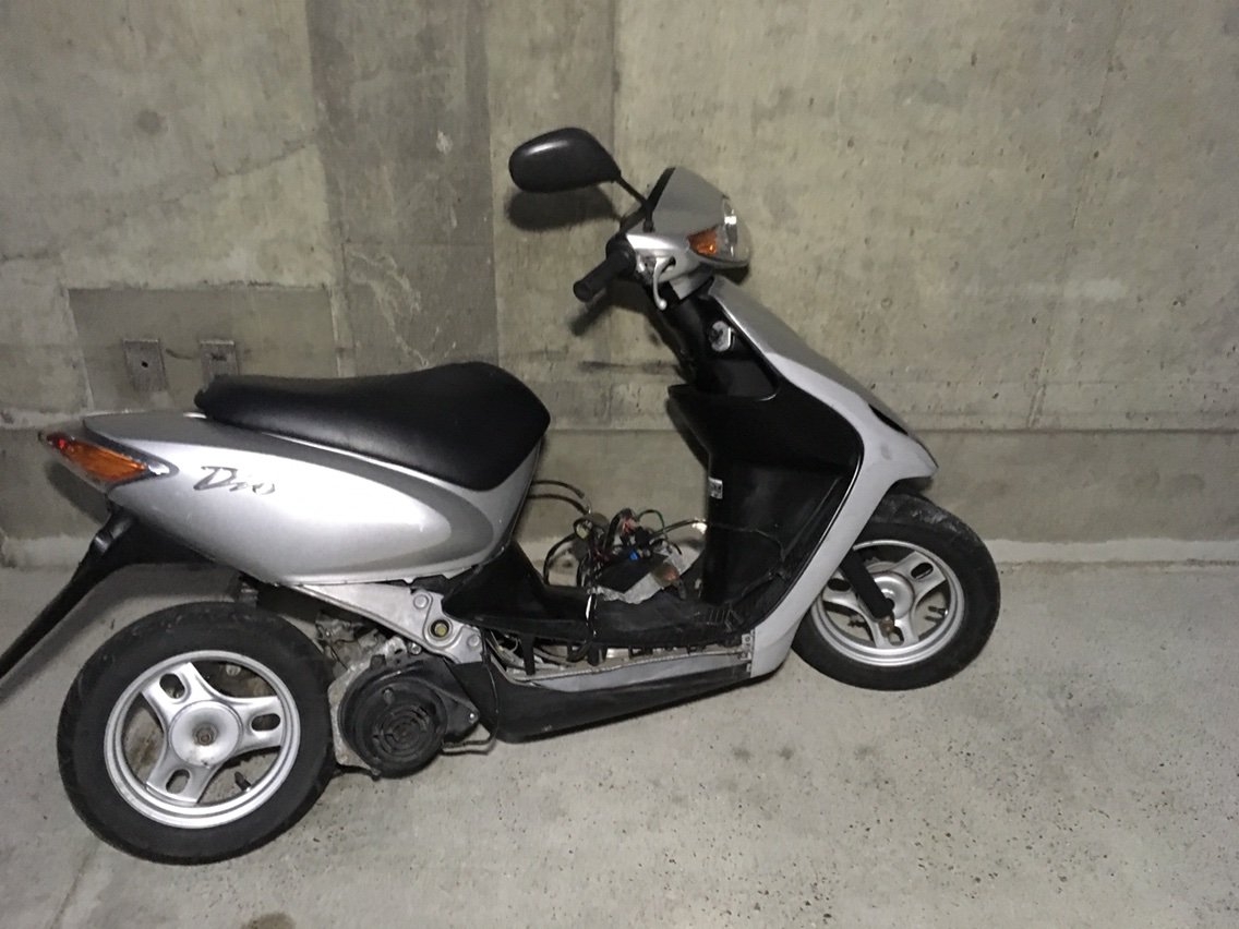 スマートDio エンジンスワップ① : 挽き肉にしてやんよぉ〜