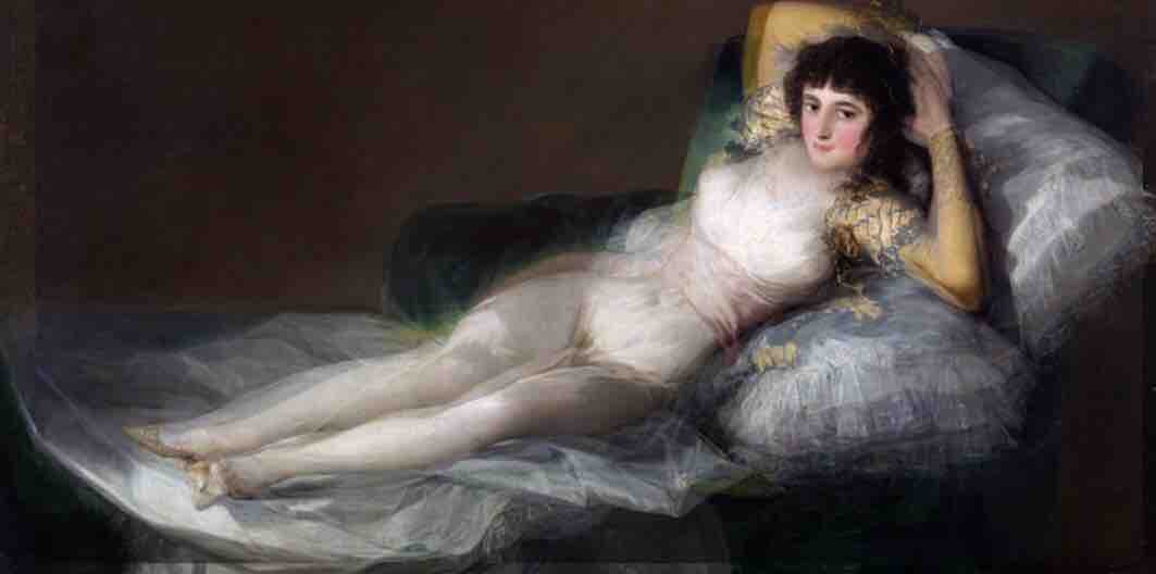 ゴヤ「裸のマハ」「着衣のマハ」の違いは？なんで2枚あるの？考察して