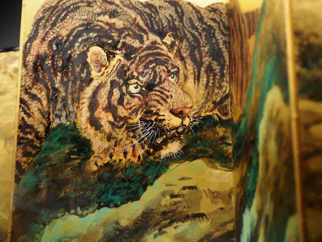 ネコを透かしてトラを見る 福田美術館 トラ時々ネコ 干支セトラ アートの定理