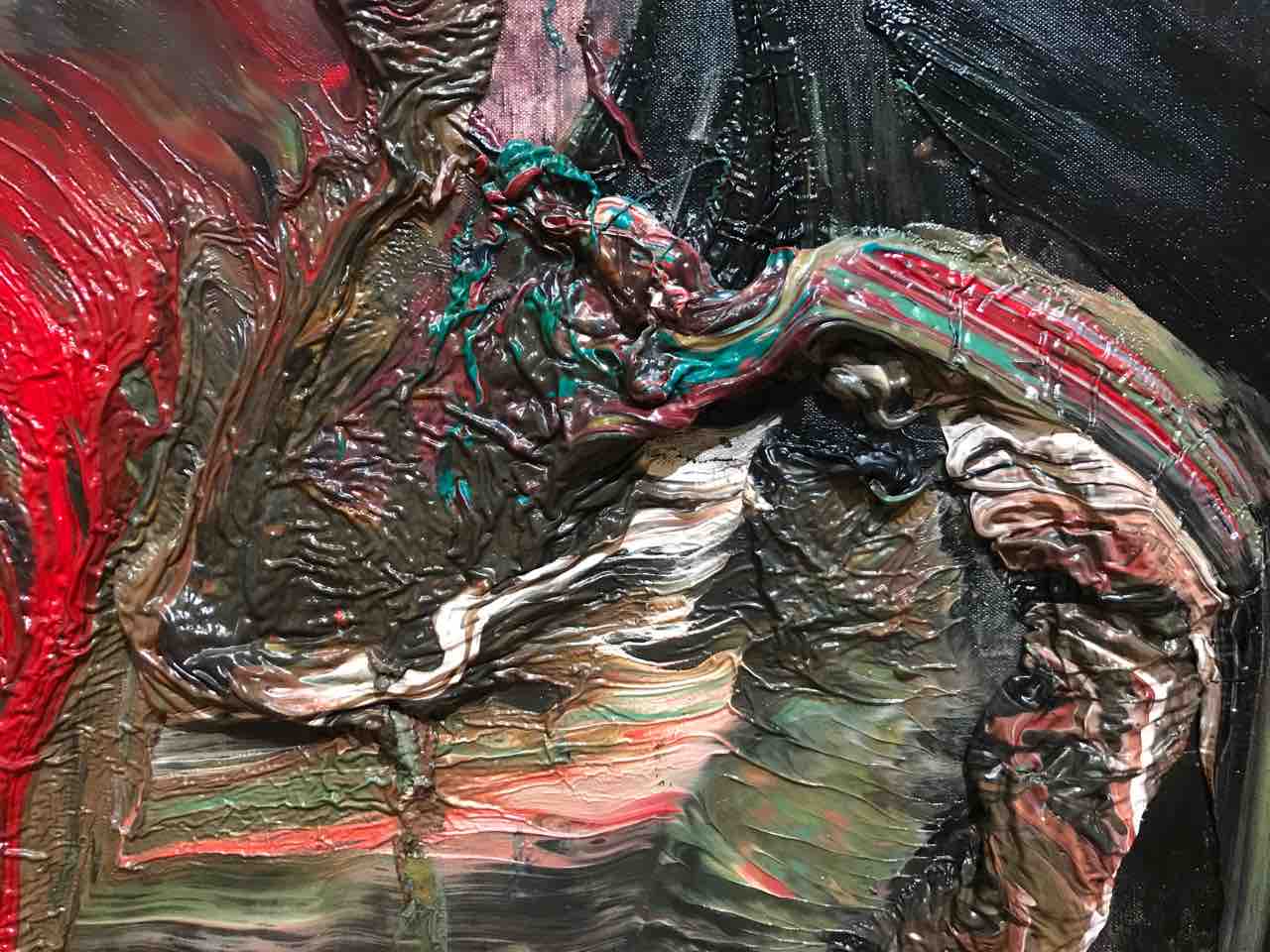 白髪一雄 Kazuo Shiraga : a retrospective』足で描くエネルギー