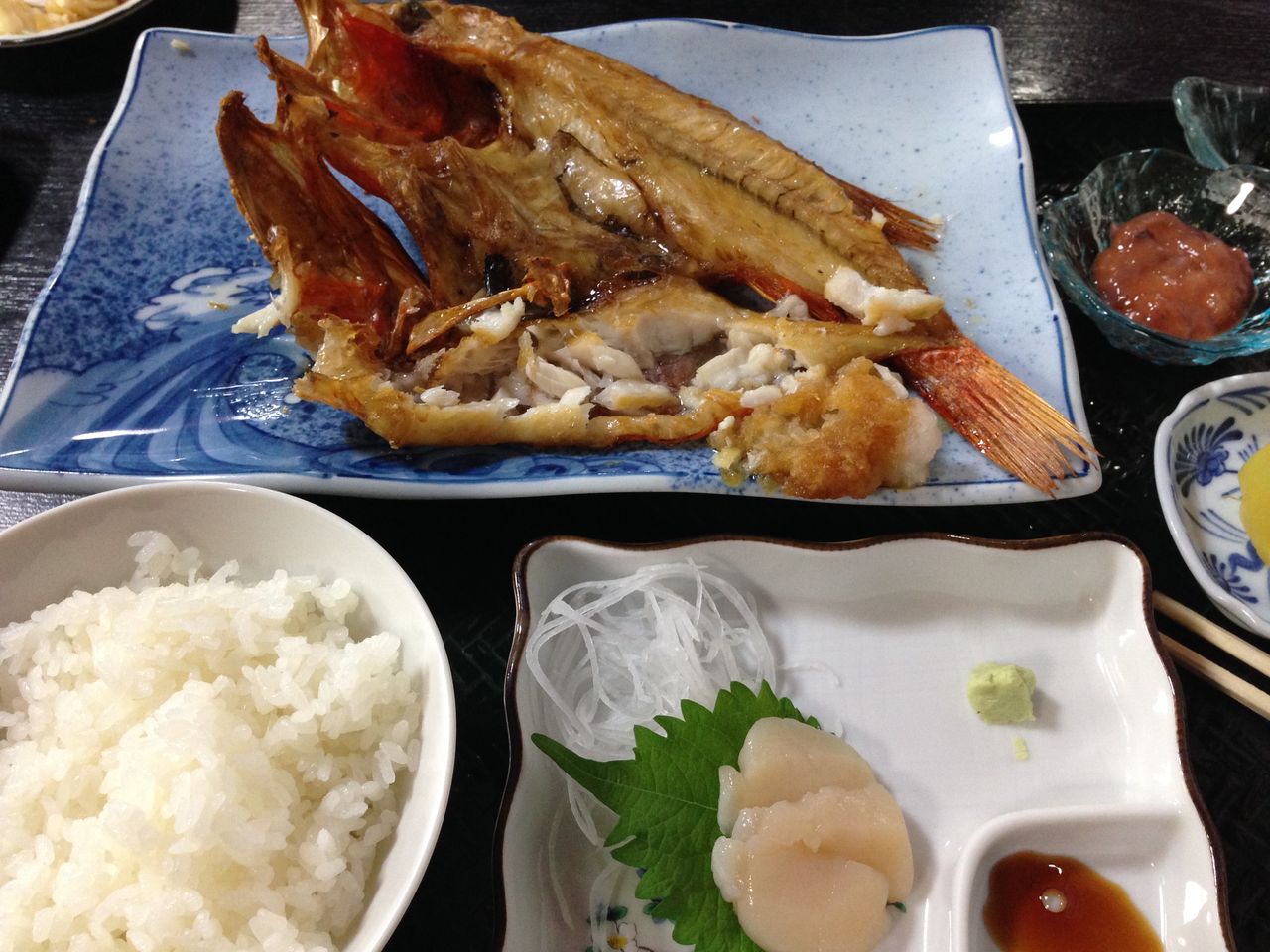 知床 ウトロ 海鮮料理専門店 番屋 食事2 キンキ メンメ 良月 りょうげつ の たび日記 知床 ウトロ 海鮮料理専門店 番屋 食事2 キンキ メンメ 良月 りょうげつ の たび日記
