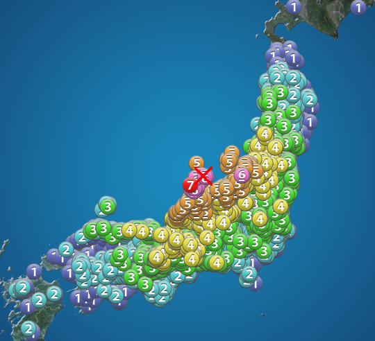 追記あり山崎颯一郎の地元石川県でM7.6の地震発生！大阪は震度4。突然の地震におりせん民も驚きを隠せない模様