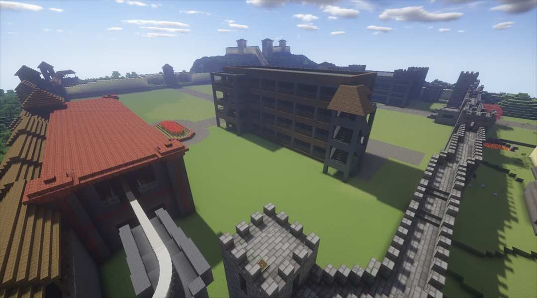 マンションの外装と階段を整備する 西部町開拓編 31 Minecraftチラシの裏