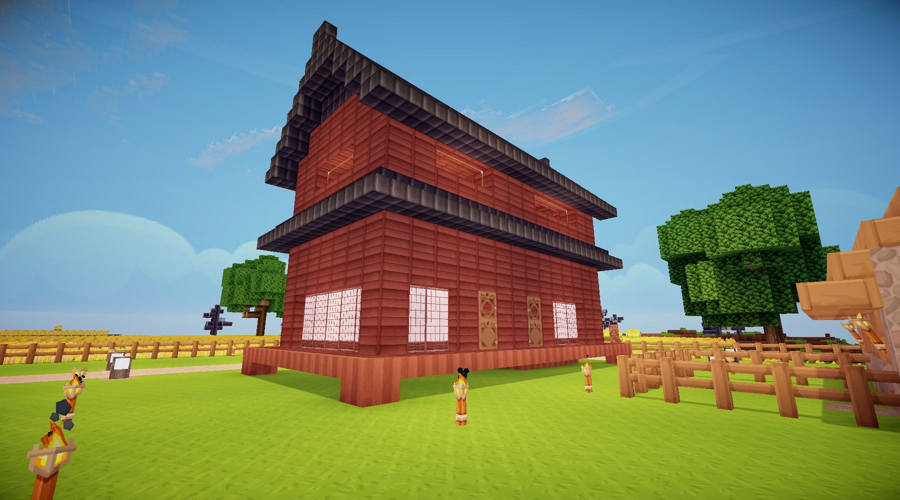 和風建築の家 水車小屋追加 北方開拓編 11 Minecraftチラシの裏
