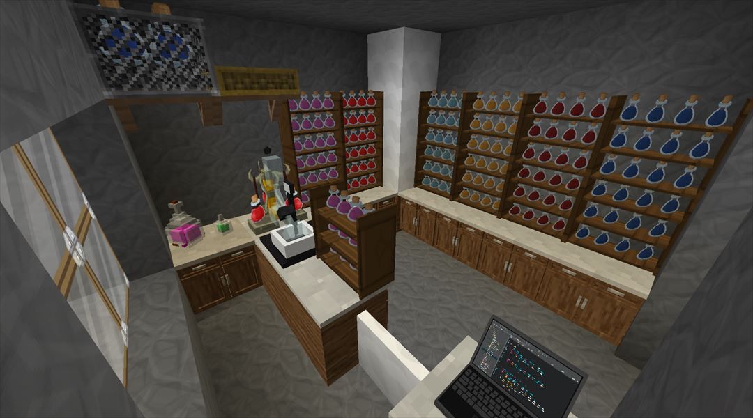 最後の小さなテナントと露店売りの売り場を作る 西部町開拓編 26 Minecraftチラシの裏