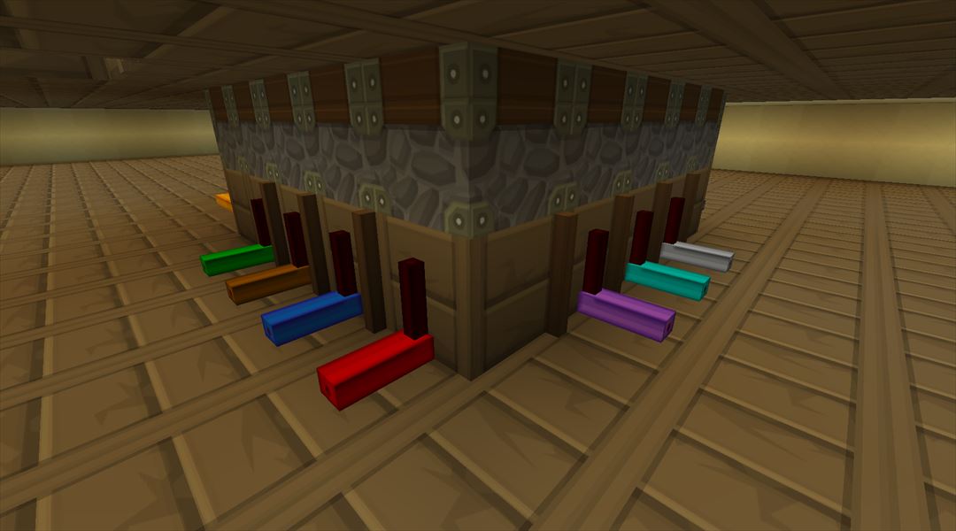 オルレフ邸の建設 エンチャント部屋の作成 レベル調整機能付 Minecraftチラシの裏