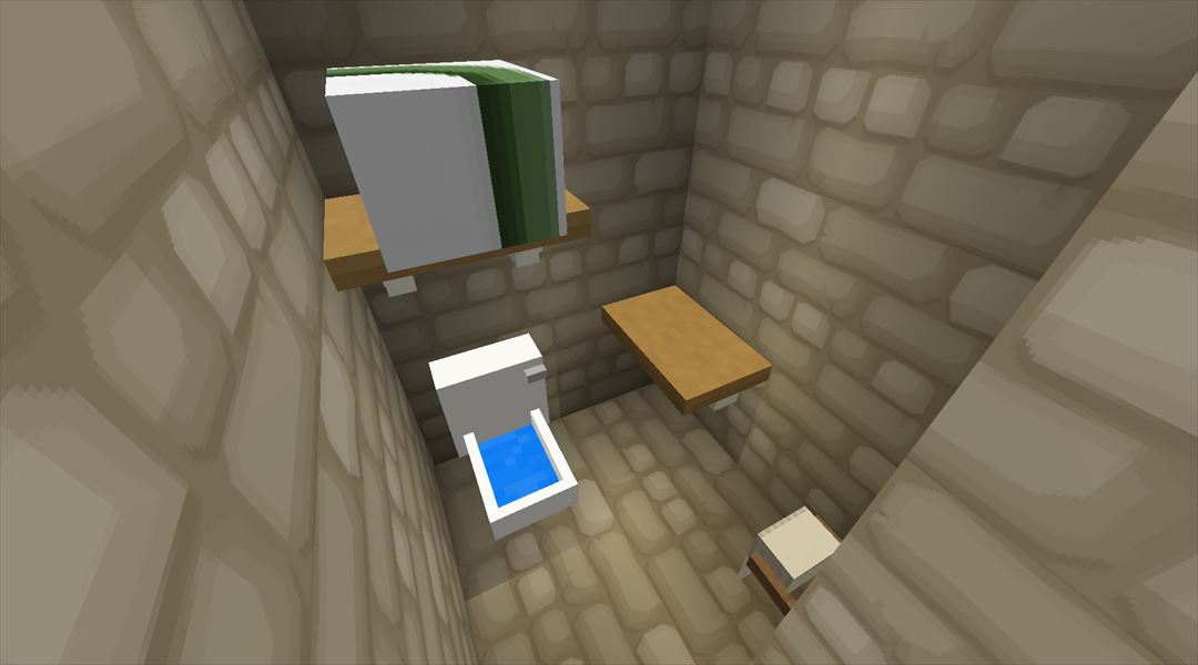 劇場1階のロビーにトイレを作る 劇場建築編 10 Minecraftチラシの裏