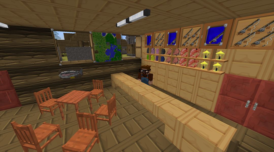 釣り人の憩いの場 釣具店を完成させるヽ ﾟ ﾟ ノ Minecraftチラシの裏