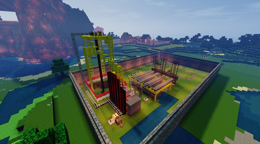 国立研究所の建設 貨物路線を敷設する Minecraftチラシの裏