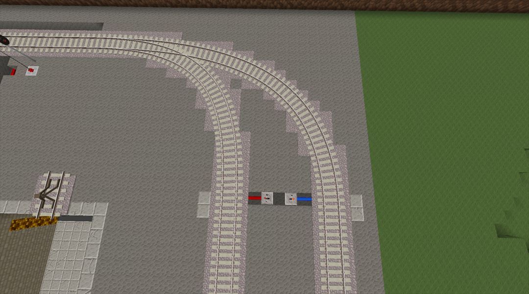 施設内の線路の整備 分岐が複雑でもうダメ 鉄道敷設編 27 Minecraftチラシの裏