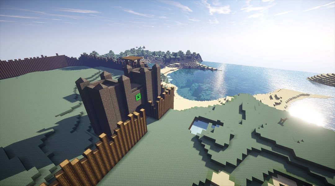 進撃の匠門を仕上げるヽ ﾟ ﾟ ノ匠要塞建築 4 Minecraftチラシの裏