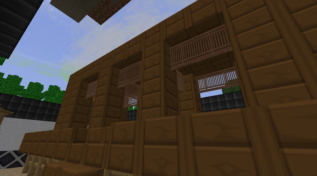 兵破村に少し小さな和風の屋敷を 北方開拓編 56 Minecraftチラシの裏