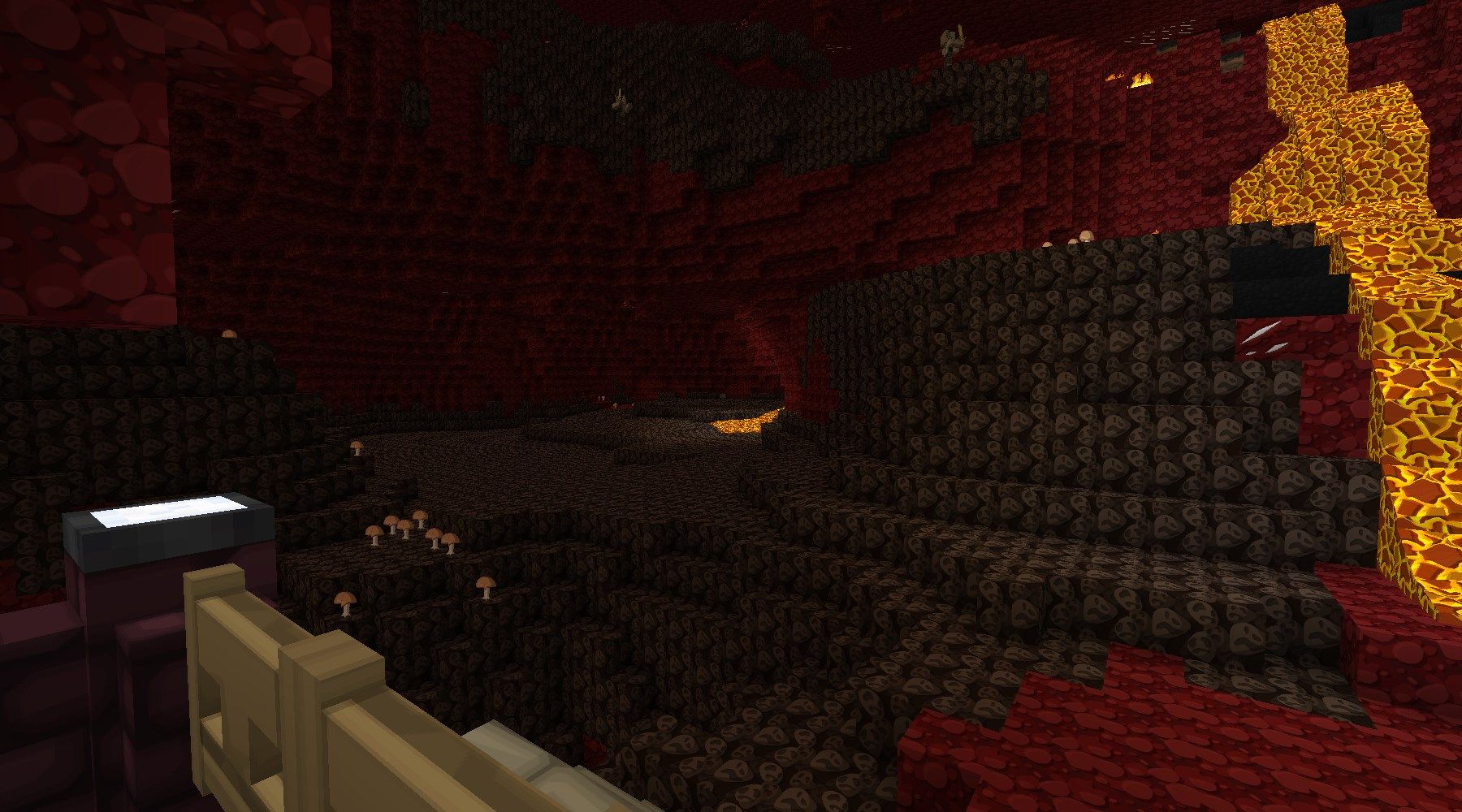 放置気味のネザーを探検する 1 調査編 Minecraftチラシの裏