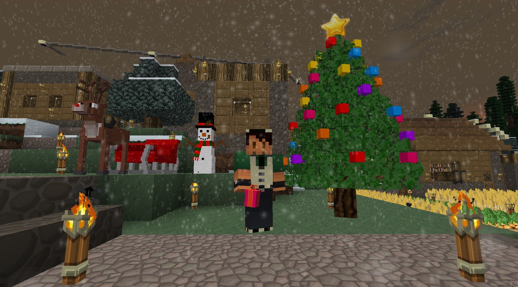 雪深き草野村に大事件 静かな村にいったい何が D Minecraftチラシの裏
