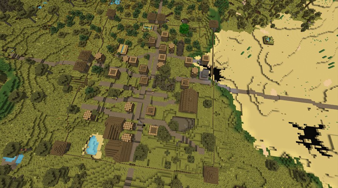 村の整備を開始する 整備しがいがある作り ｗ Minecraftチラシの裏